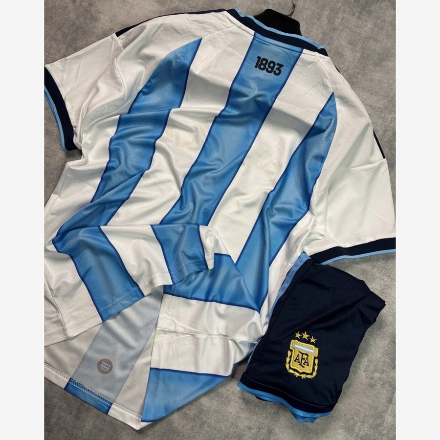 Argentina 2026 World Cup Home Set (Master Edition – Full Embroidery) – Back