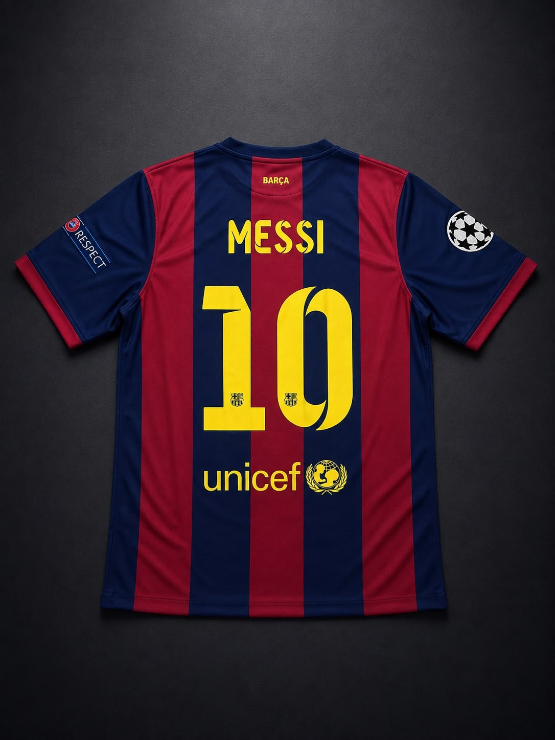 Barcelona 2014/15 Home Jersey – Messi – Back