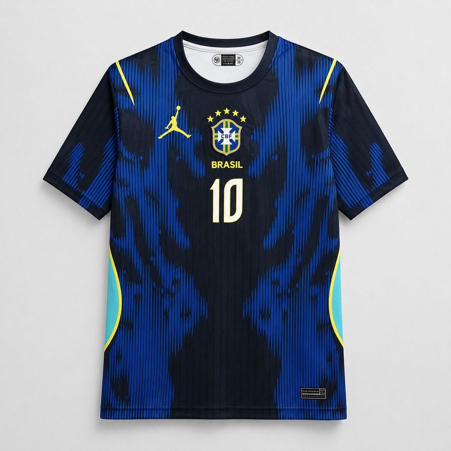 Brazil Away Jersey (Embroidery)