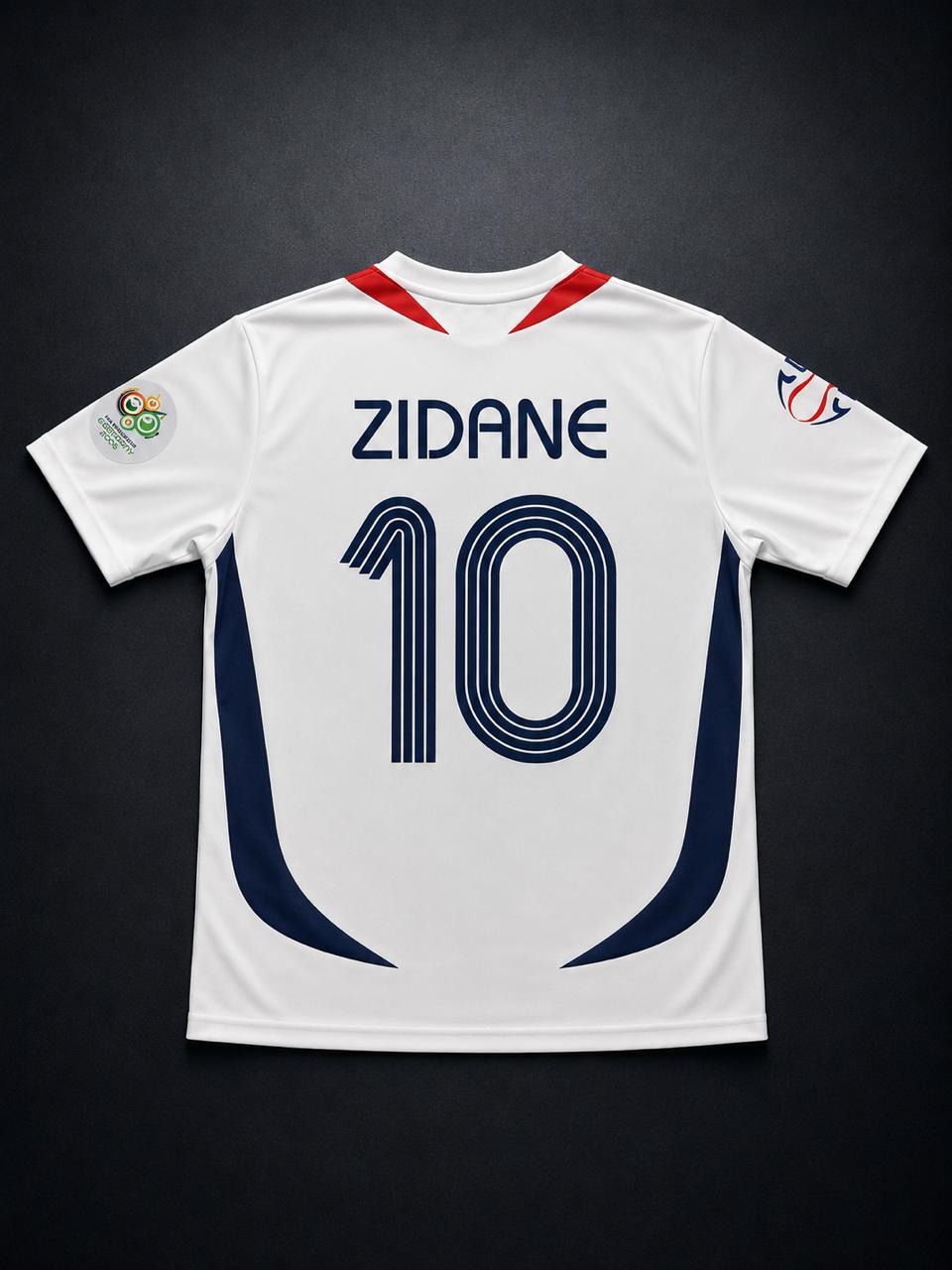 France Home Jersey – Zidane – Back