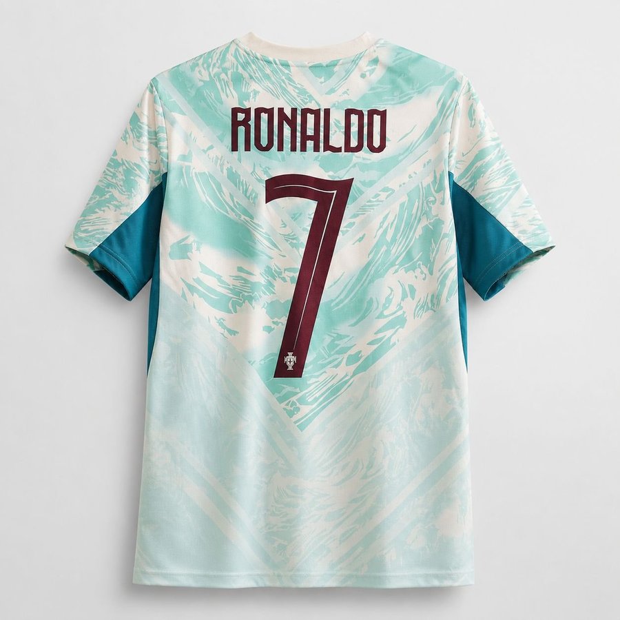 Portugal Away Jersey (Embroidery) – Back