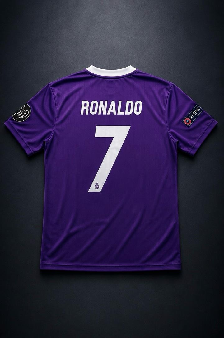Real Madrid 2016/17 Champions League Final Jersey – Ronaldo – Back